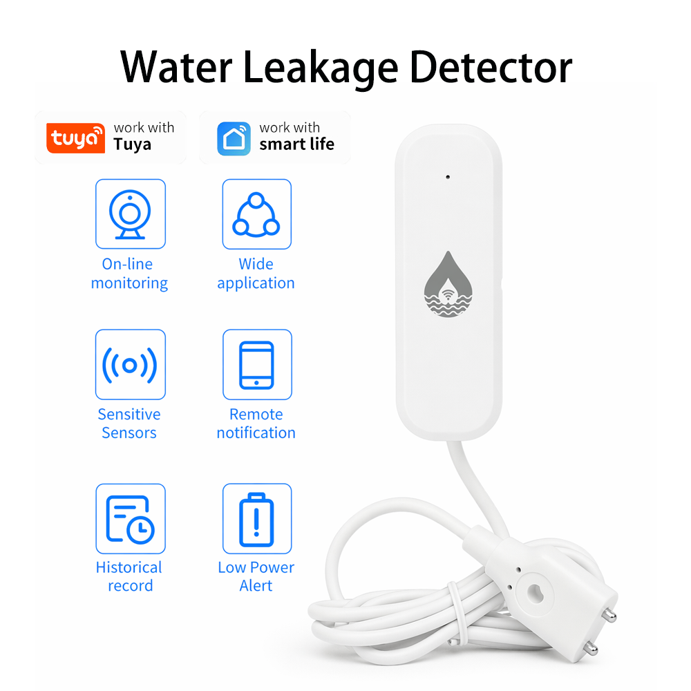 Smart Home Monitor - YFK WiFi/Zigbee 水漏れ警報センサー Tuya スマートデバイス 水位監視