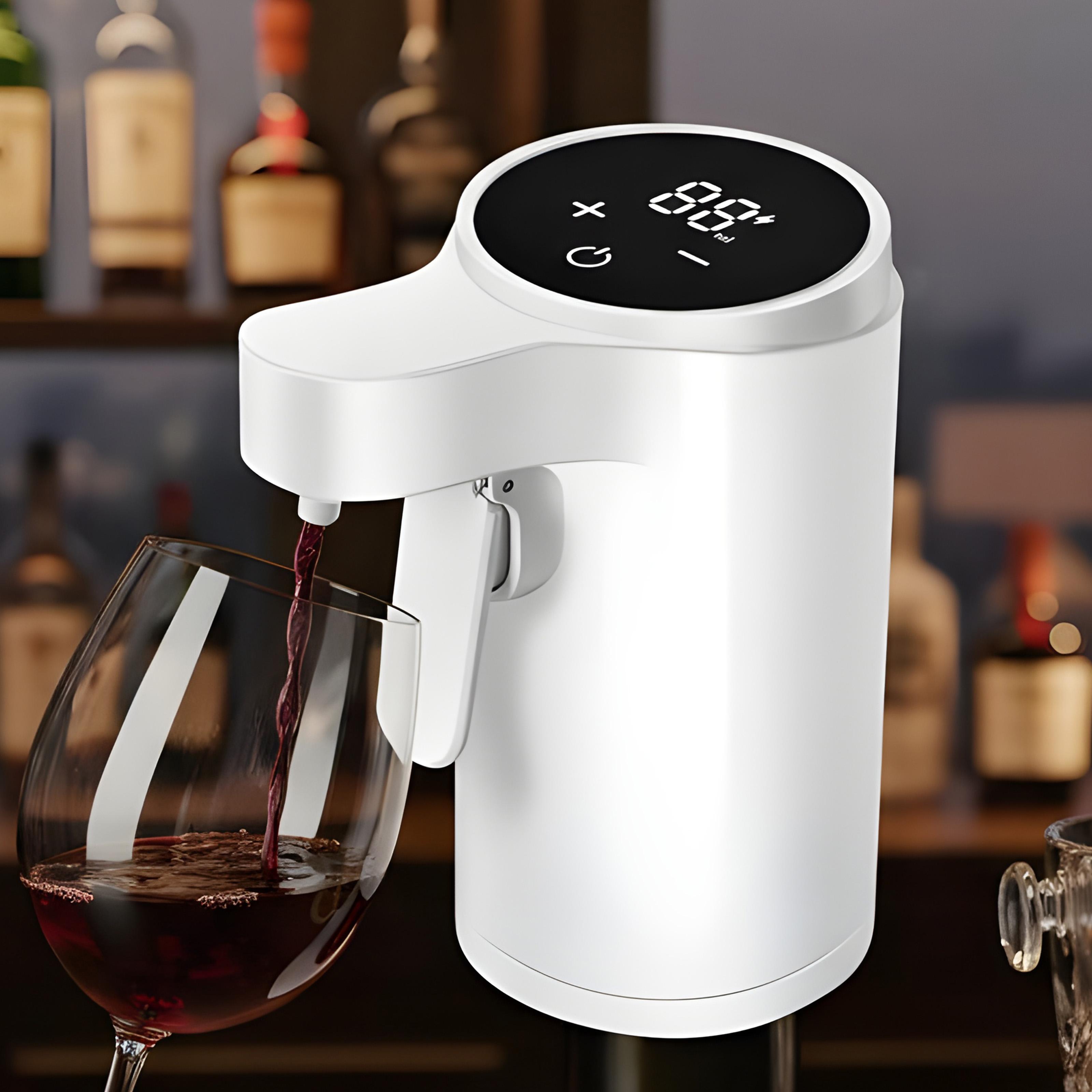 Smart Home Yam Pounder - 自動ワインディスペンサー スマートセンサー ワインポンプ 4モード タッチスクリーン デジタル
