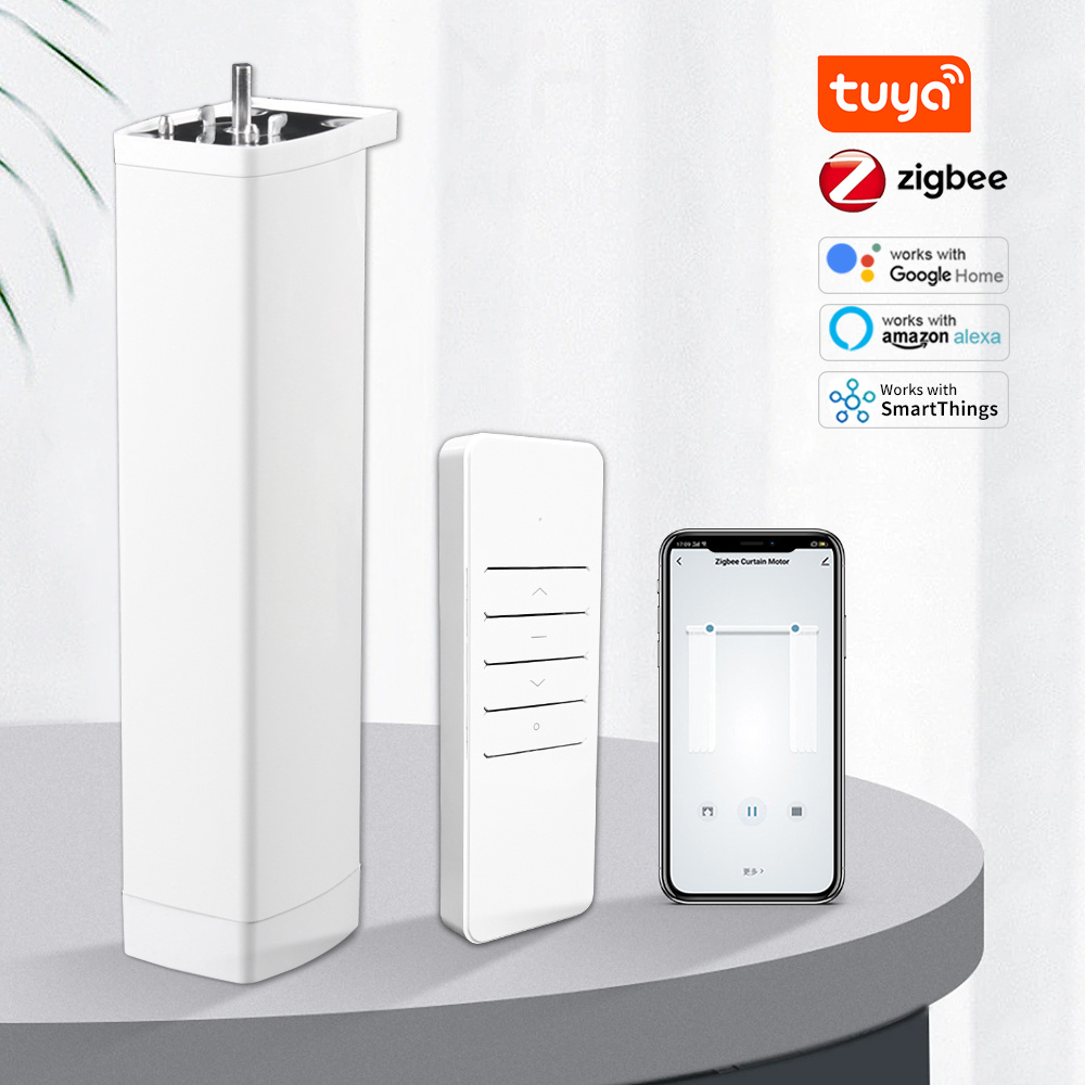 Smart Home Features - スマート Tuya Zigbee 電気スマート自動ホームカーテンシャッターモーターサポート RF リモート