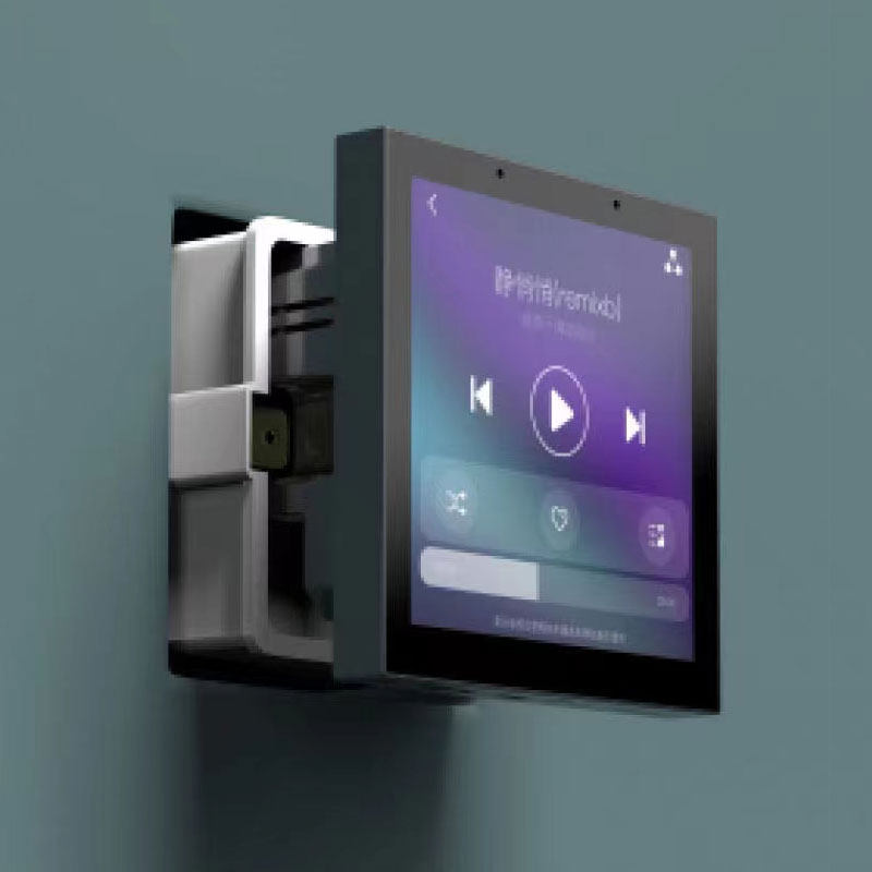 Smart Home Panel - グラフィティスマートセントラルコントロールスクリーン背景音楽ホストスマートホームサウンドバイクL9ワイヤレス4インチセントラルコントロールパネル