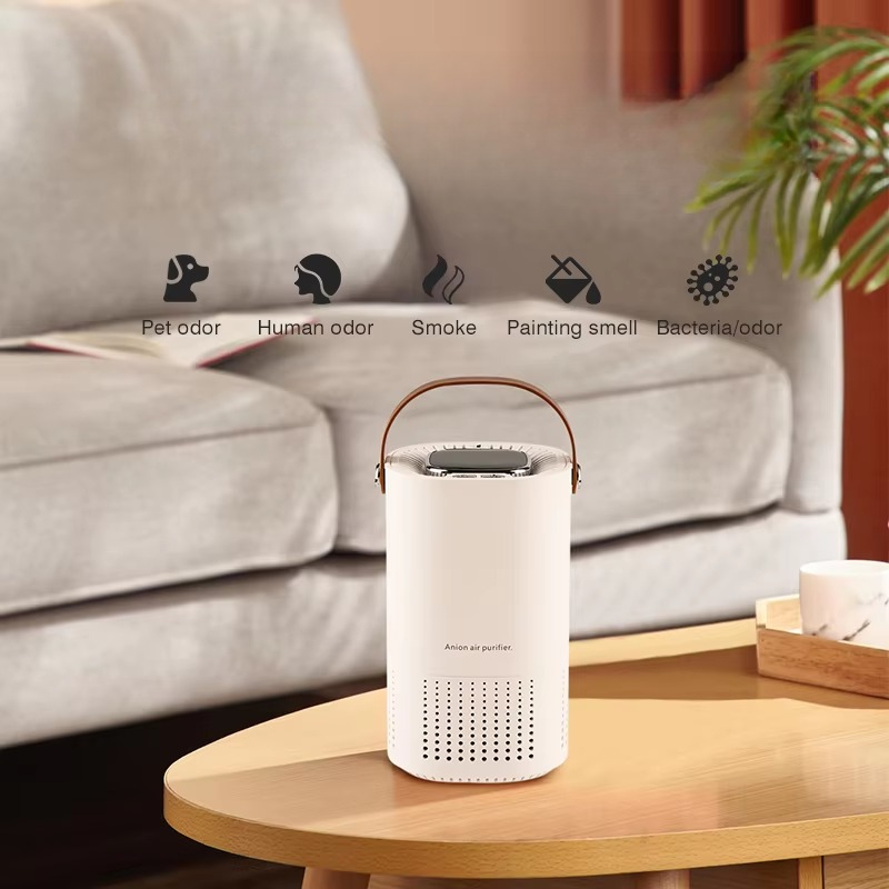 スマートエアフィルターミニマイナスイオン空気清浄機HEPAフ - Smart Air Purifier のレビューと価格