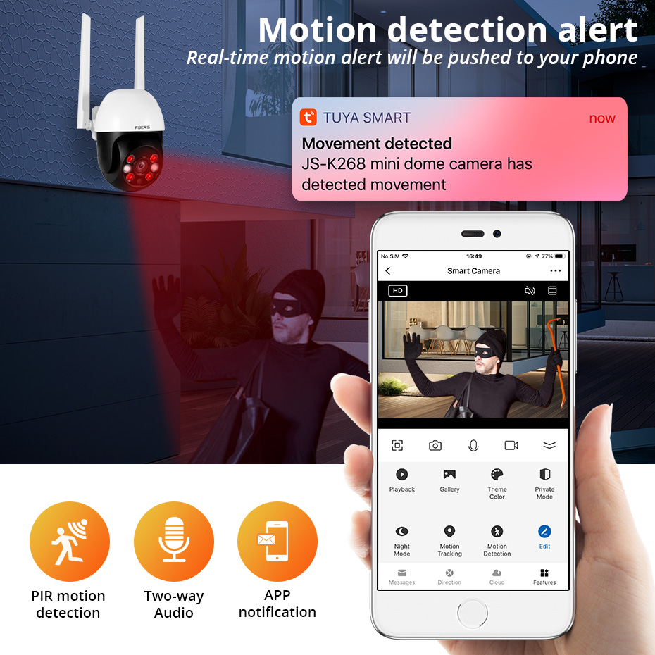 Fuers 8MP 4K IPカメラ 屋外用 家庭用セキュリ - Smart Home Camera Ezviz のレビューと価格