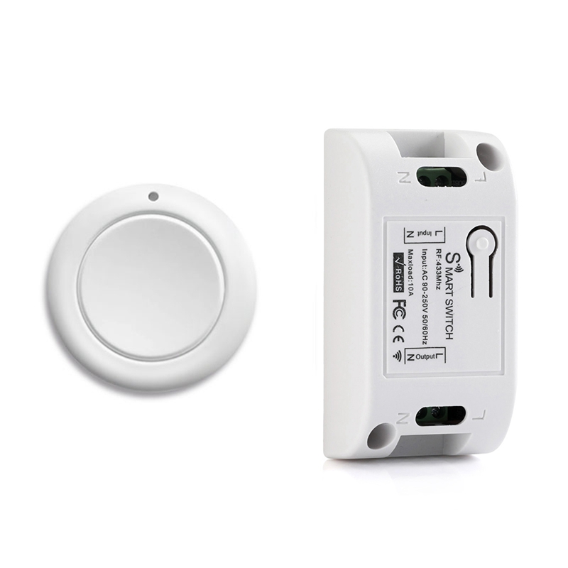 スマートホームワイヤレスライトスイッチ RF 433 MHz - Smart Home Lighting Control のレビューと価格