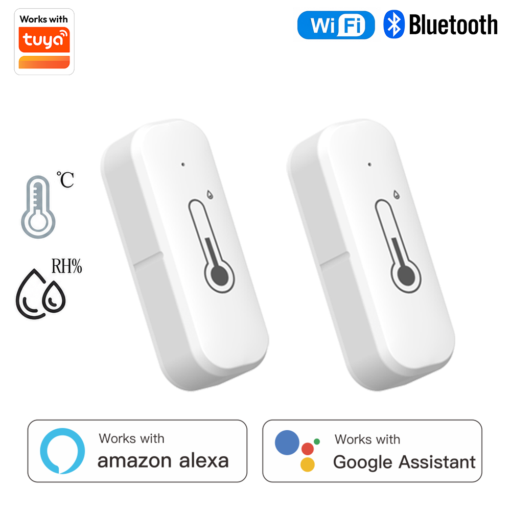 Tuya 温度および湿度センサー Wi-Fi Bluetoo - Smart Home Features のレビューと価格