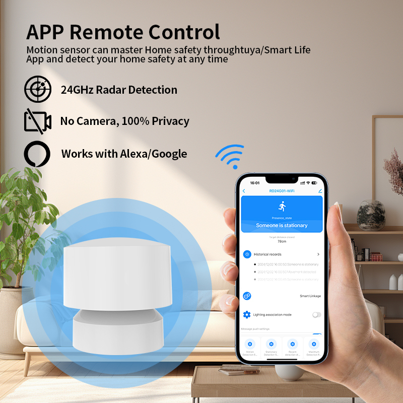 Zigbee または Wi-Fi 人感センサーは、Tuya  - Smart Home Monitor のレビューと価格