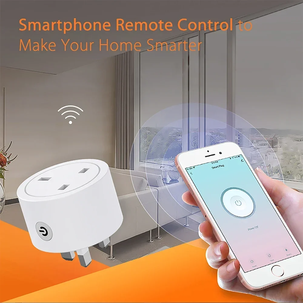 Zigbeeスマートプラグ 16A イギリス規格コンセント  - Smart Home Monitor のレビューと価格