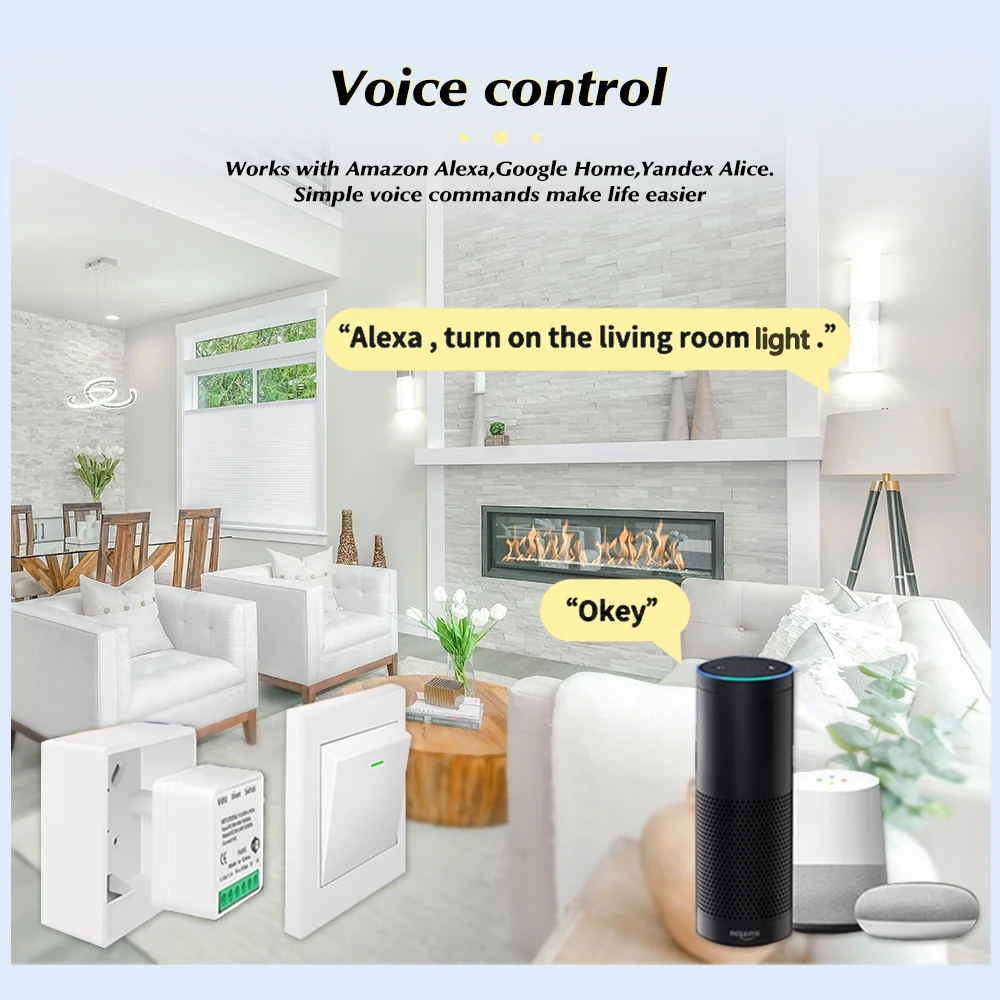 Tuya ミニスマート WiFi スイッチ 16A Zigb - Smart Home Lighting Control のレビューと価格