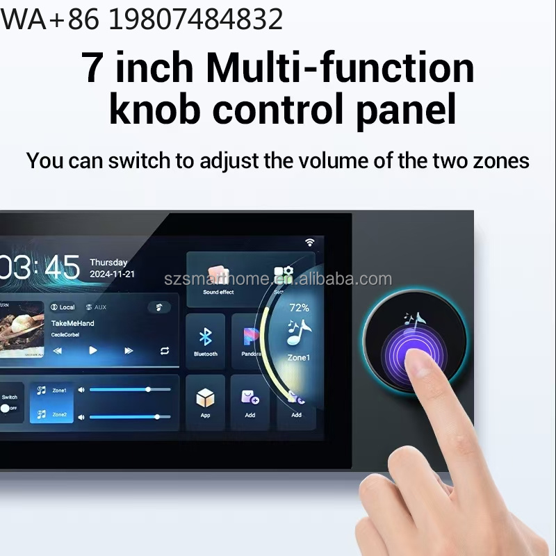 7インチ8チャンネルZigbee3.0ゲートウェイスマートホ - Smart Home Panel のレビューと価格