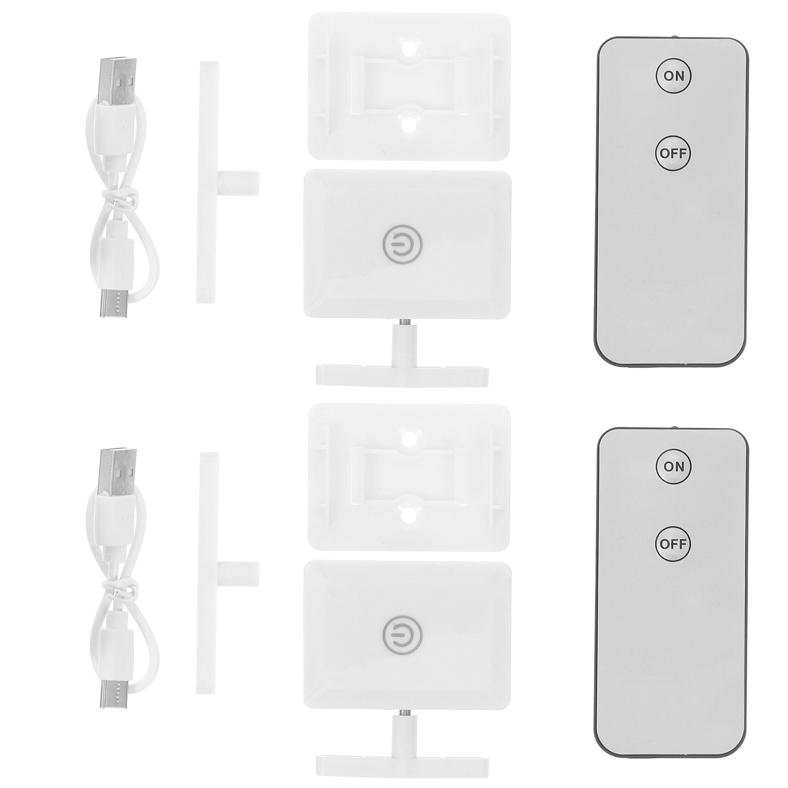 2セット リモコンスイッチ ワイヤレスボタンプッシャー スマ - Smart Home Lighting Control のレビューと価格