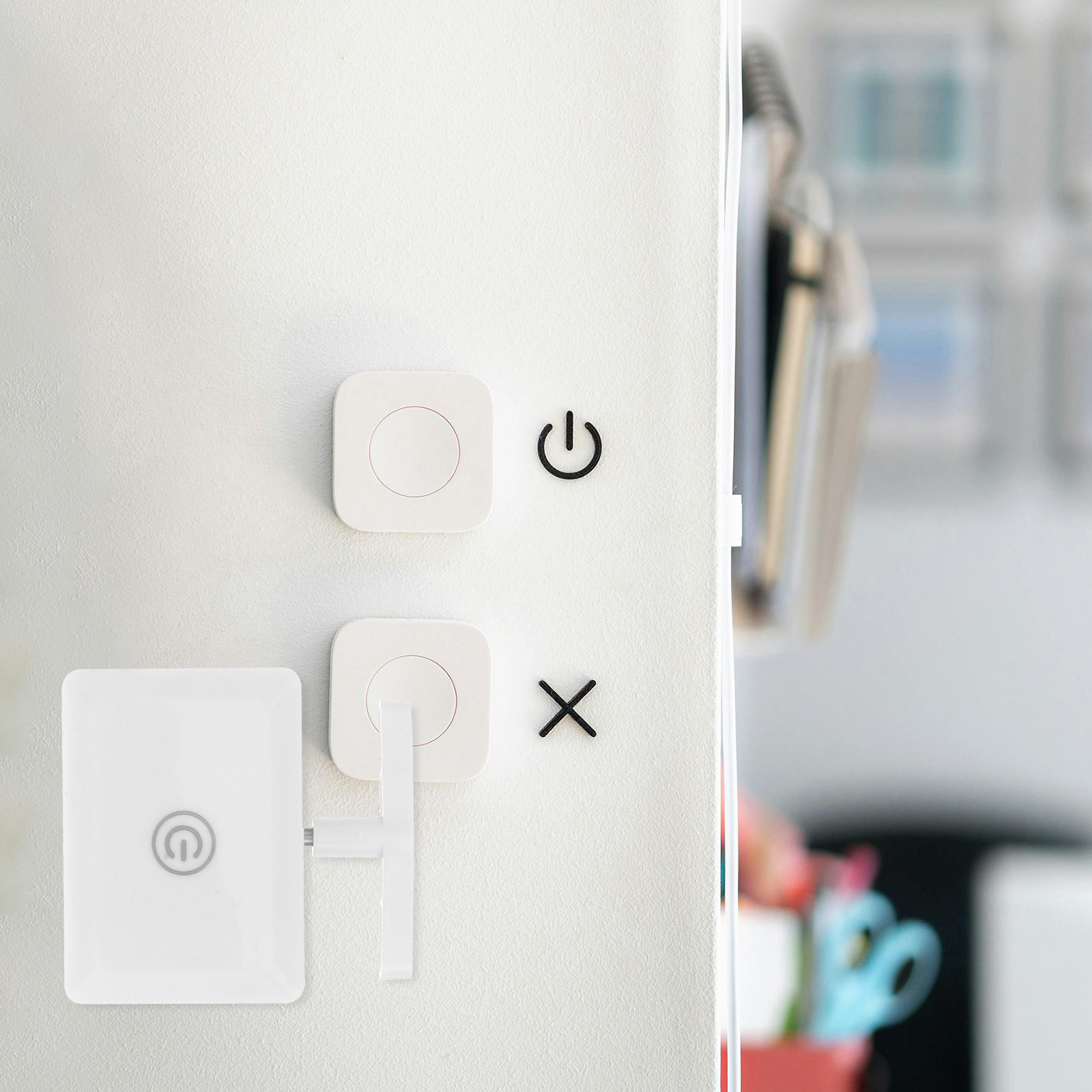 2セット リモコンスイッチ ワイヤレスボタンプッシャー スマ - Smart Home Lighting Control のレビューと価格
