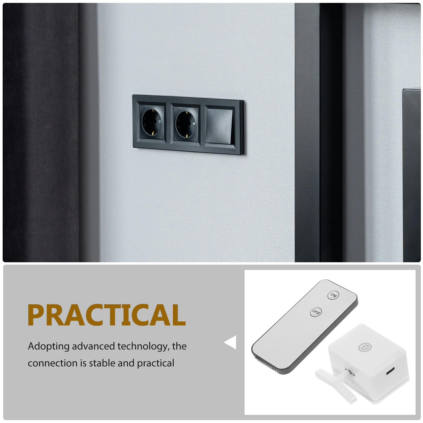 2セット リモコンスイッチ ワイヤレスボタンプッシャー スマ - Smart Home Lighting Control のレビューと価格
