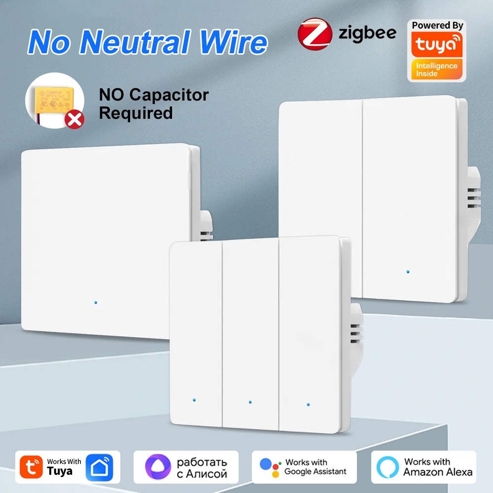 スマートライフ ZigBee プッシュボタンスイッチ 1/2 - Smart Home Lighting Control のレビューと価格