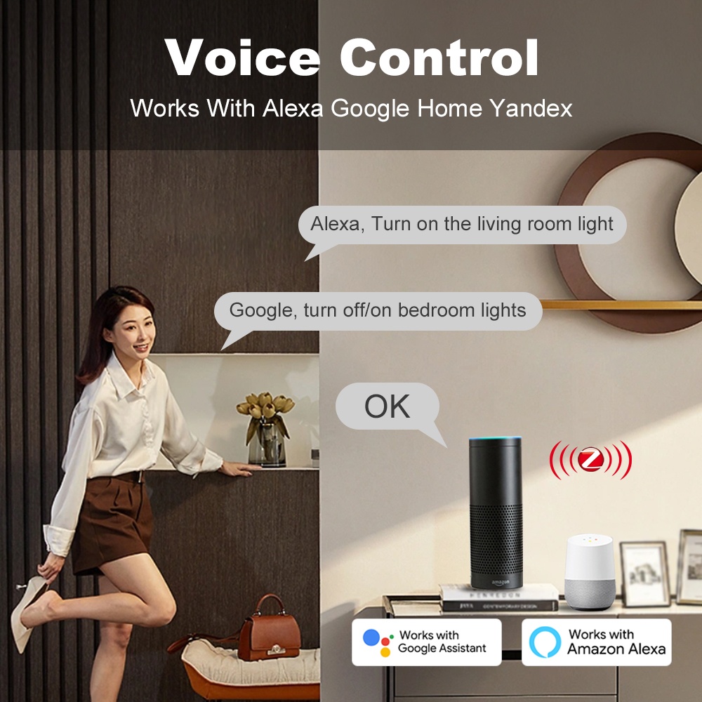 スマートライフ ZigBee プッシュボタンスイッチ 1/2 - Smart Home Lighting Control のレビューと価格