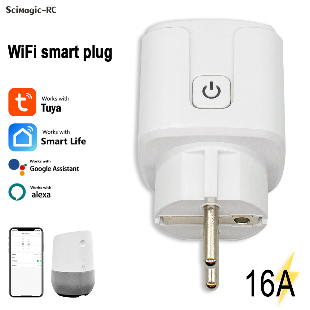 Tuya スマートプラグ WiFi ソケット 16A 電力監 - Smart Home Monitor のレビューと価格