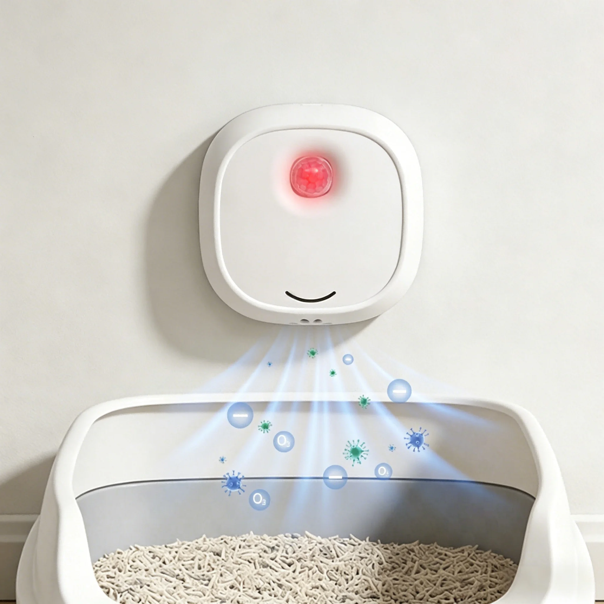 ペット用スマートマイナスイオン空気清浄機 – 猫のトイレや犬 - Smart Air Purifier のレビューと価格