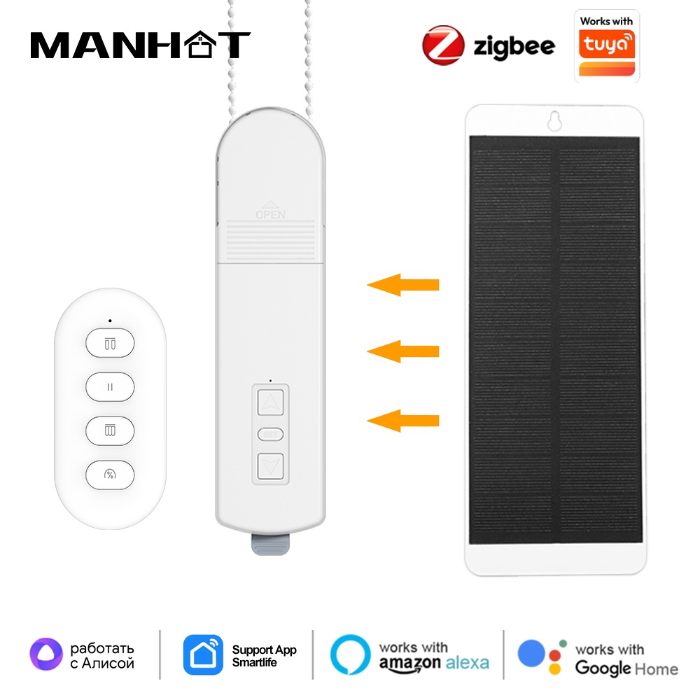 Tuya Zigbeeスマートカーテンモーター、ローラーシャ - Smart Home Features のレビューと価格