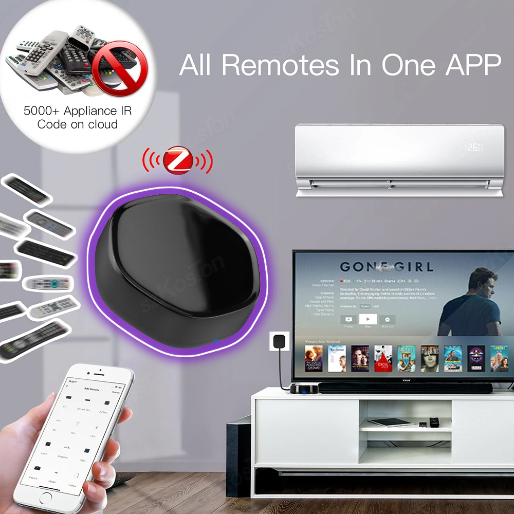 Tuya-ホームマルチモードゲートウェイハブ,irリモートコ - Smart Home Features のレビューと価格