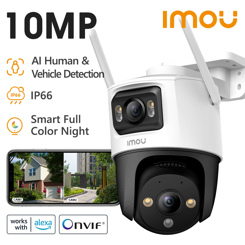 Imou-屋外監視カメラ,デュアルバンドレンズ,ポイント,ホ - Smart Home Camera Ezviz のレビューと価格