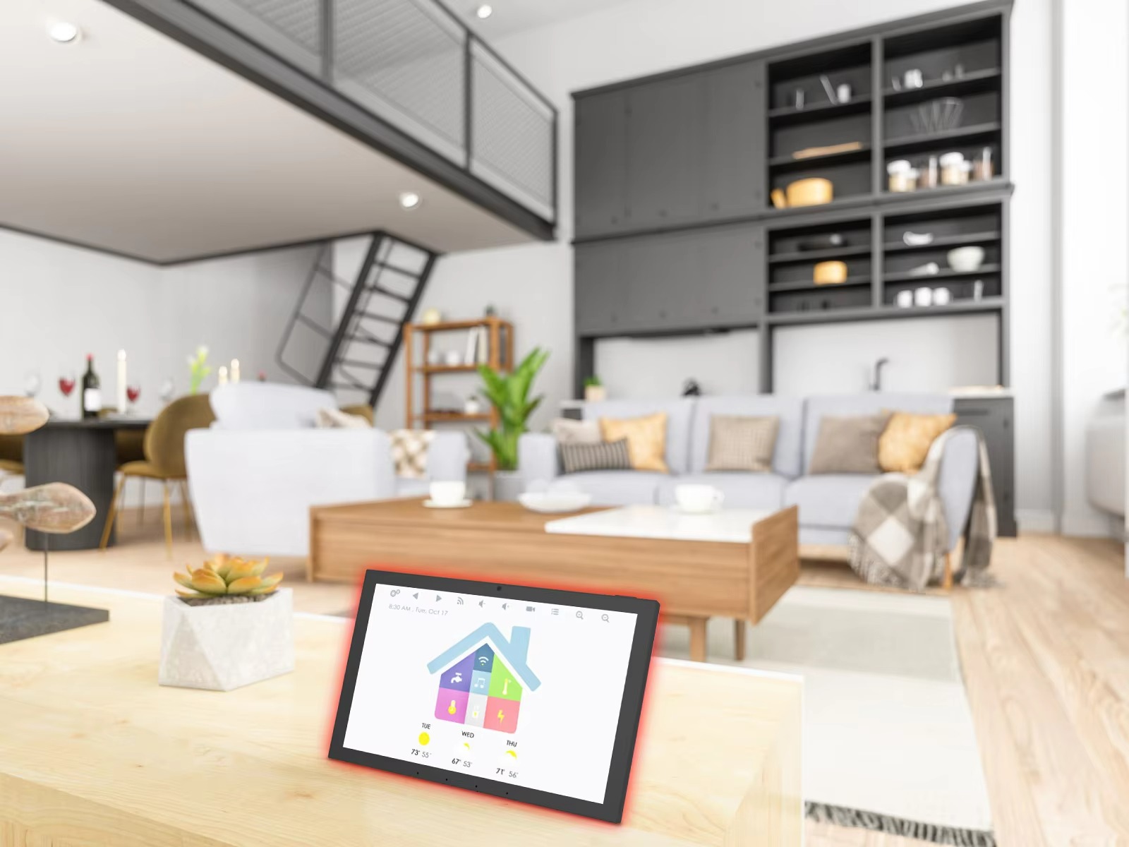10.1インチと15.6インチの手動式Android IPS - Smart Home Panel のレビューと価格